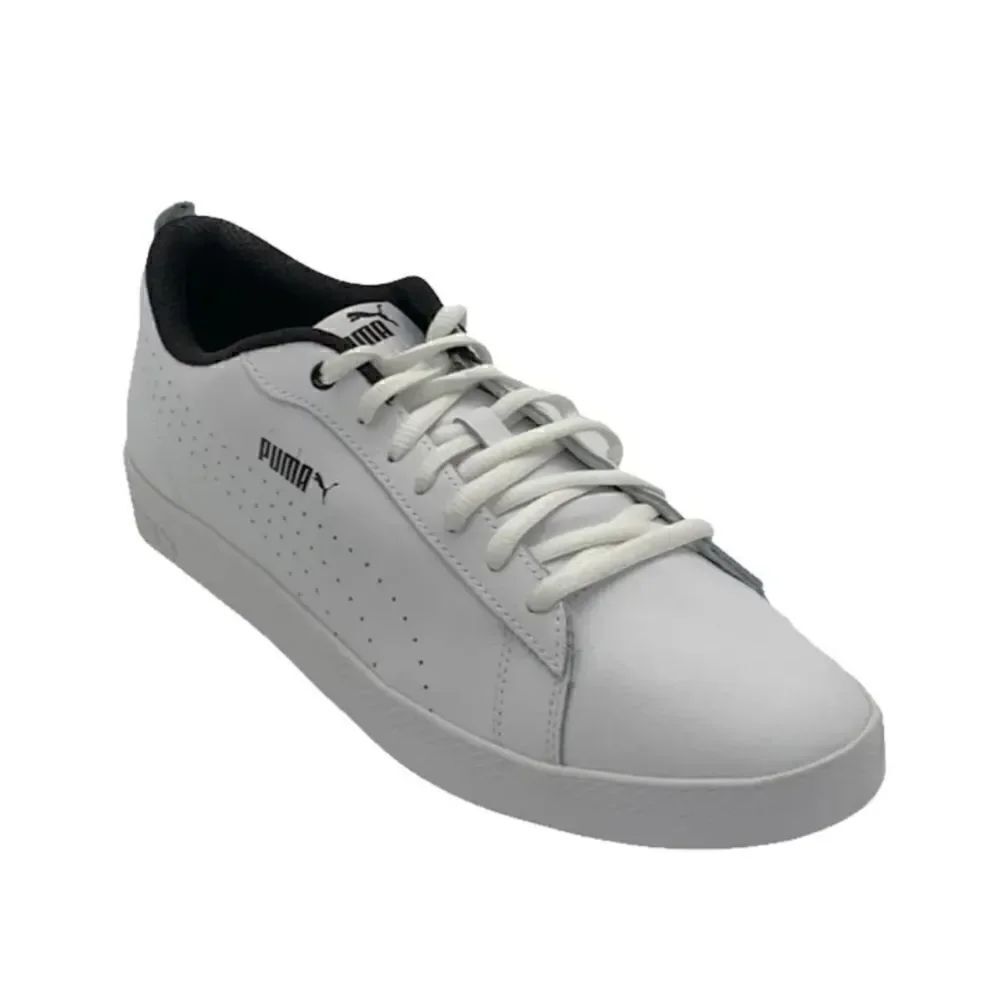 Puma White Lace up Sneakers(Size 8W)